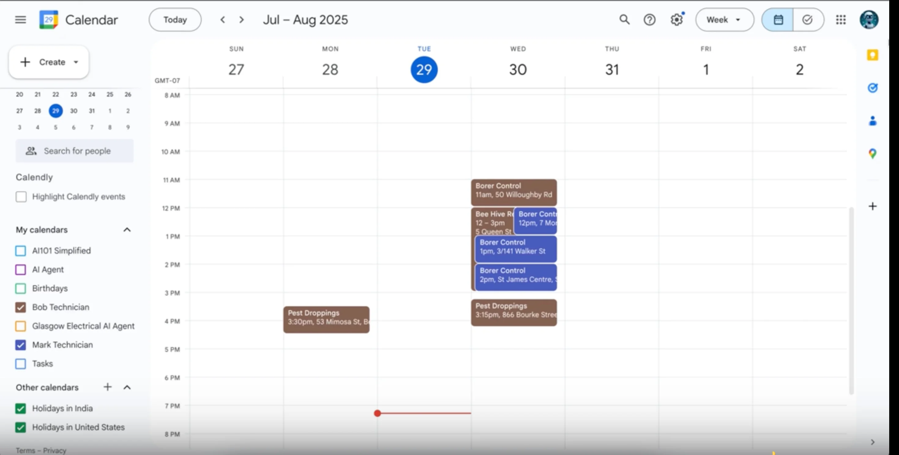Service industry platform screenshot 1